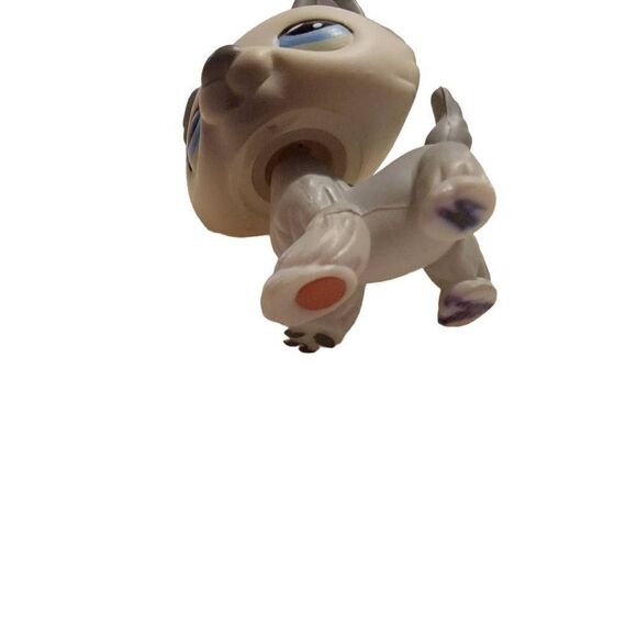 Littlest Pet Shop Husky #69 Puppy White Hasbro 2005 Vintage - Picture 3 of 4